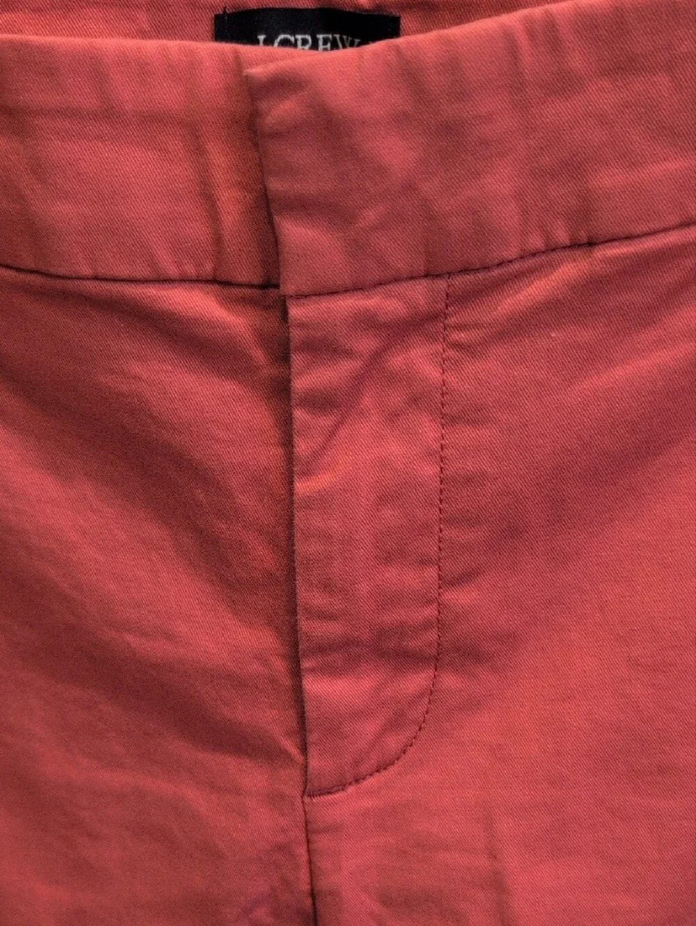 J Crew Women's Coral Stretch Cotton Shorts